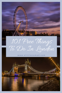 101 Free Things To Do In London