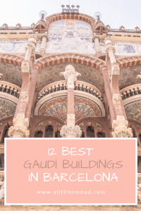 Barcelona Bucket List: Discover the most beautiful Gaudi buildings in Barcelona: Stunning photos and brief histories of his famous architectural masterpieces - and some hidden gems.